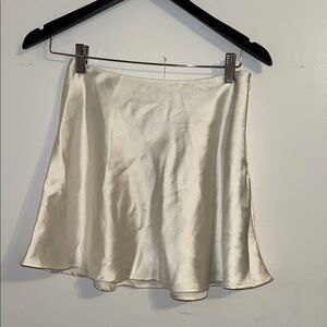 Forever 21 Cream Skater Skirt